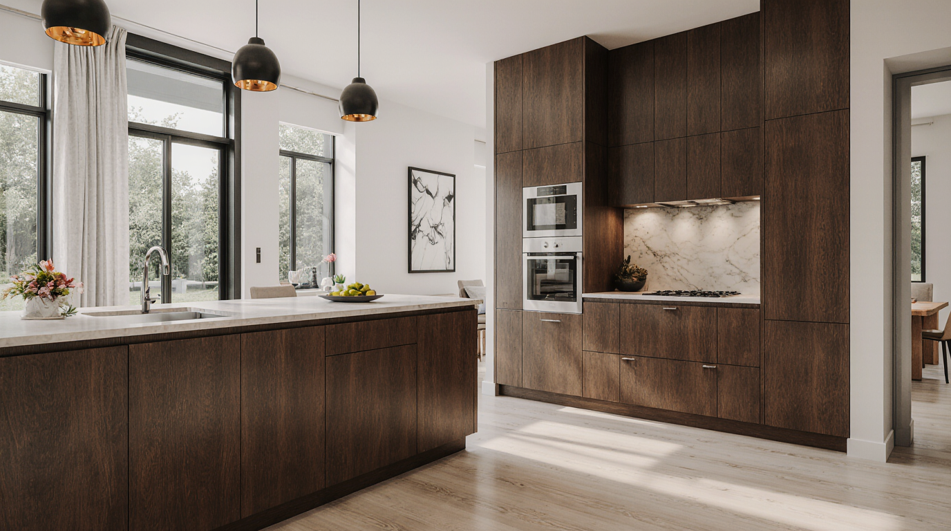 Custom Built Kitchen Cabinets