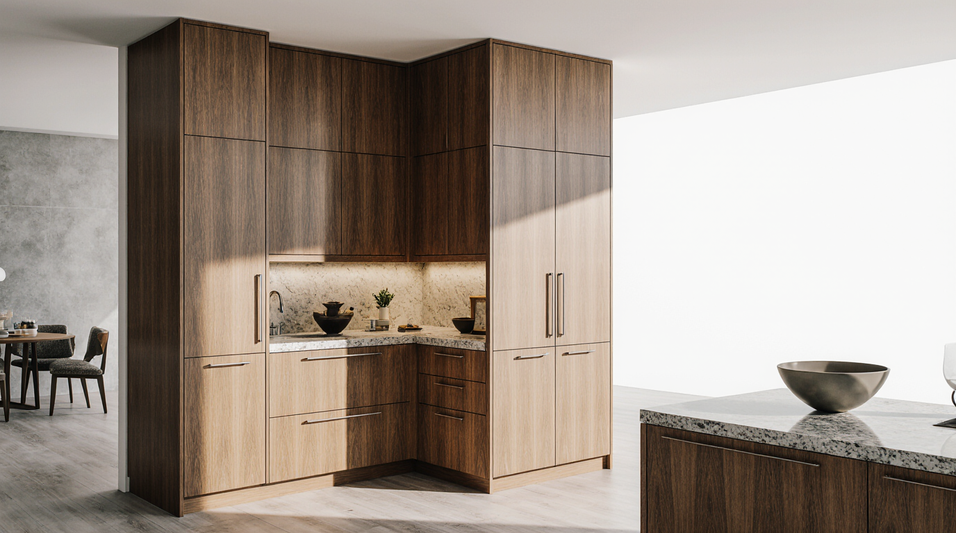 Built In Corner Cabinets