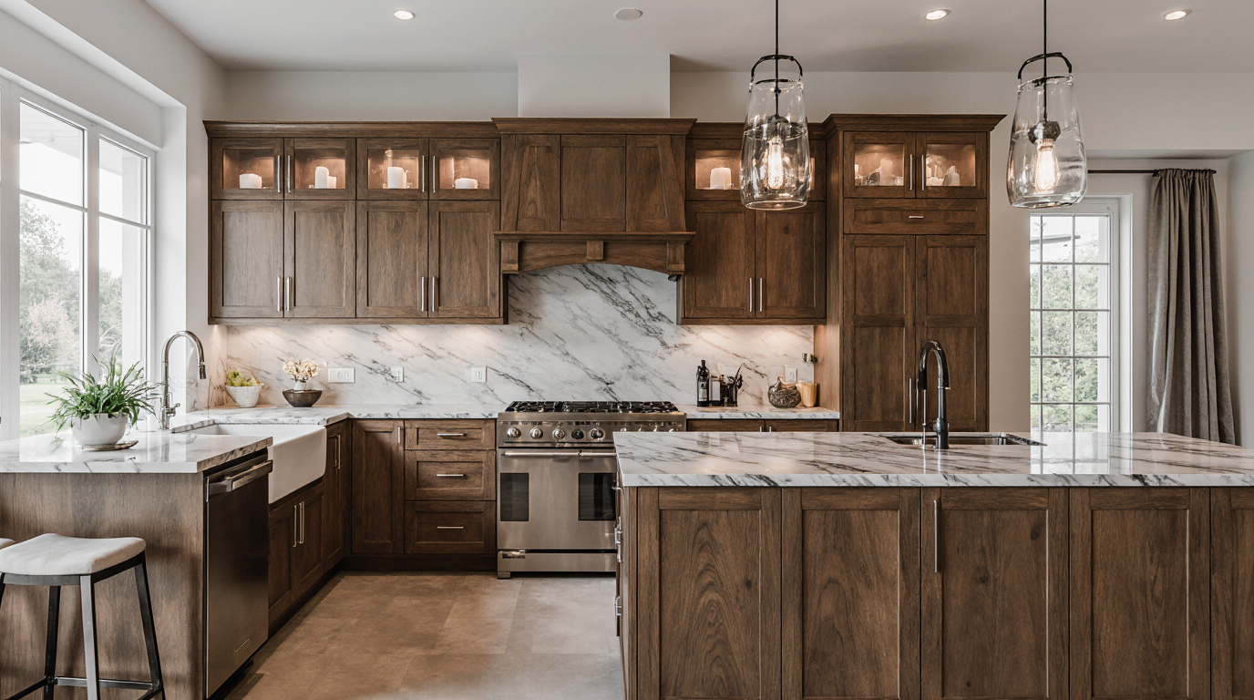 Custom Built Kitchen Cabinets