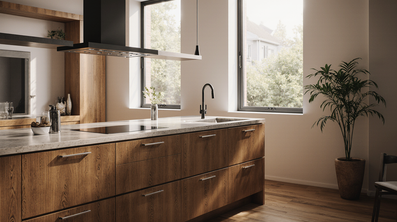 Hand Built Kitchen Cabinets