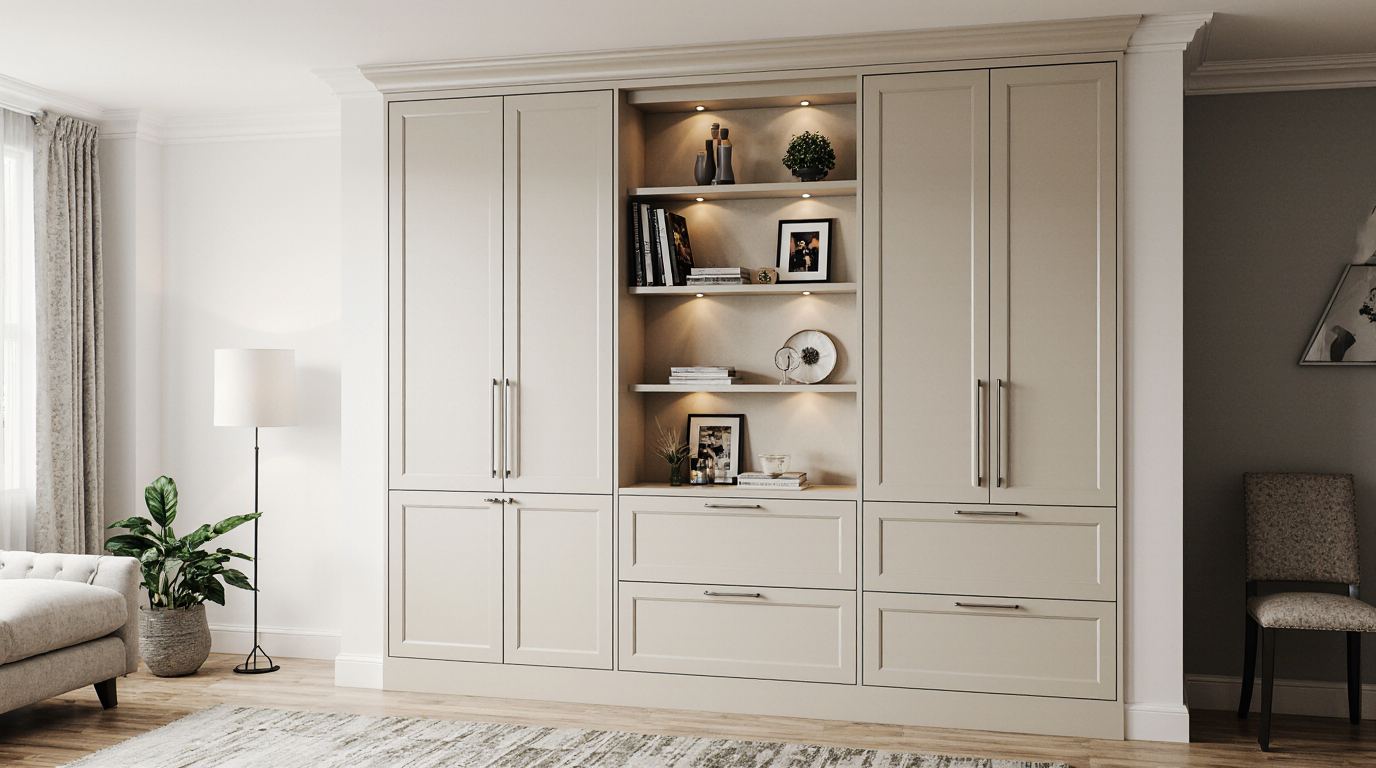 Pre Made Built In Cabinets