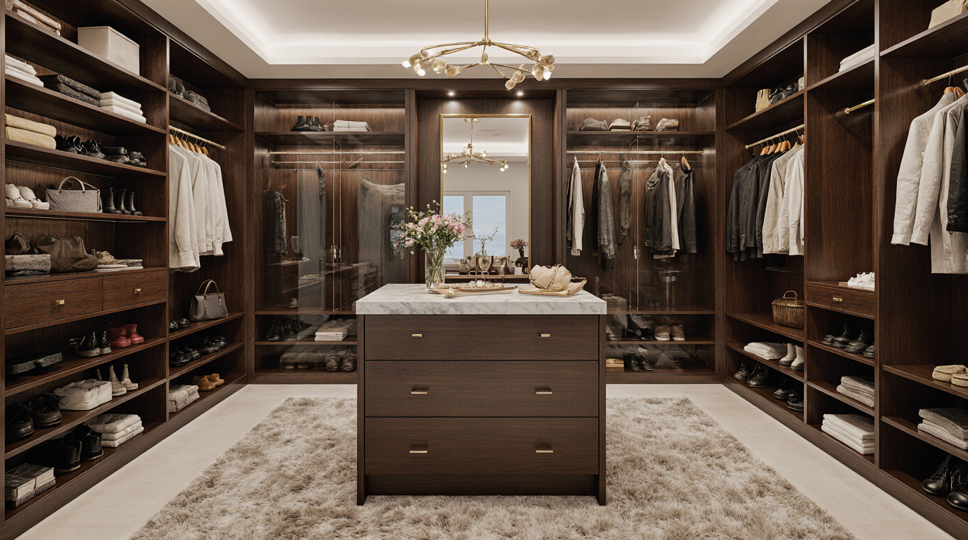 Custom Walk in Closet Design