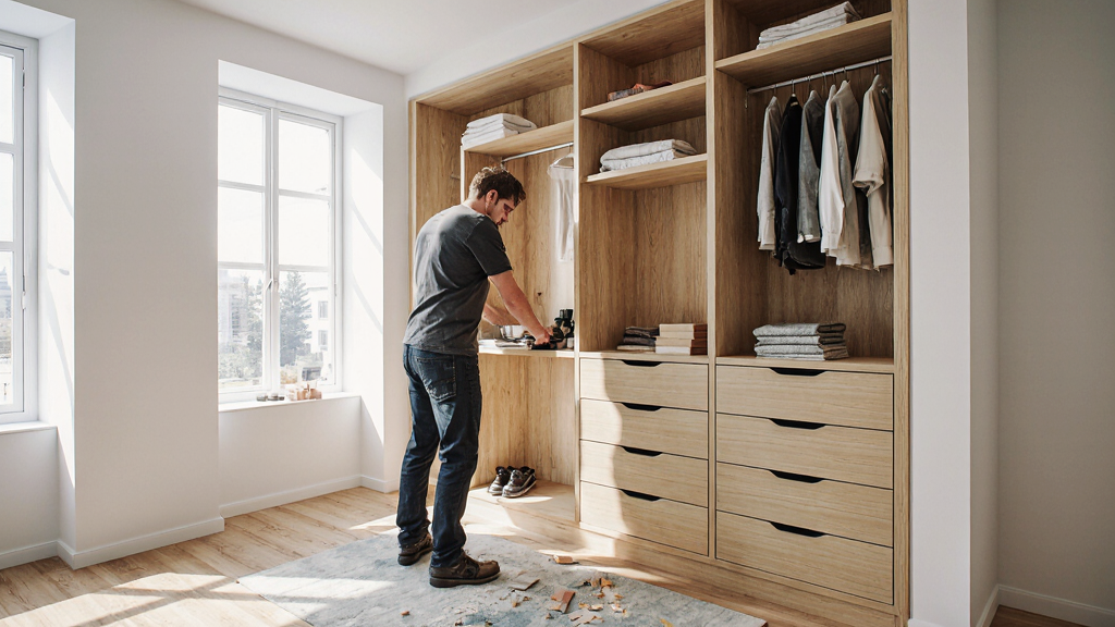 Closet Organizer Installation