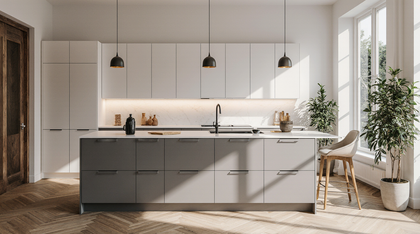 Custom Modern Kitchen Cabinets