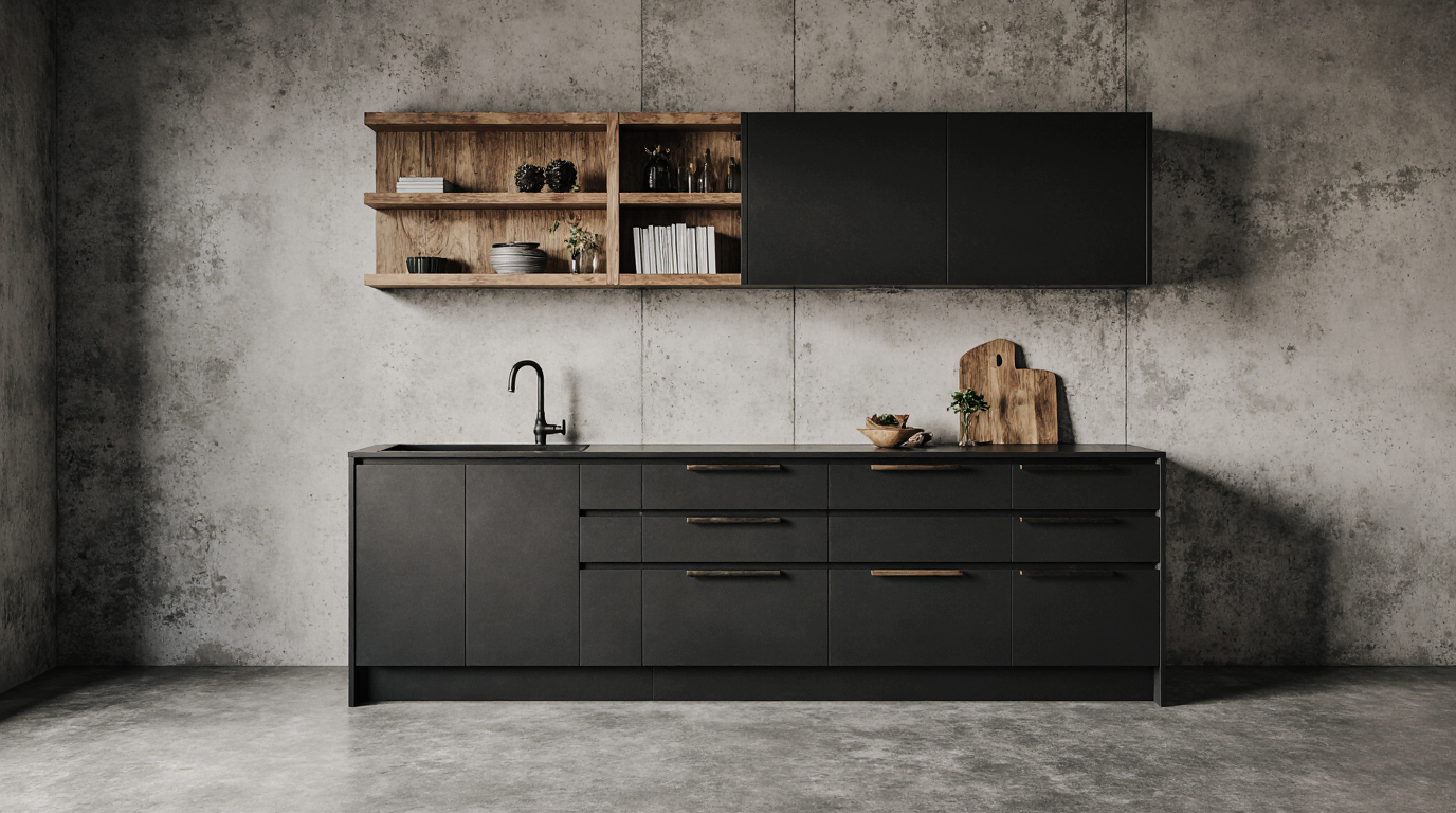 Modern Grey Kitchen Cabinets