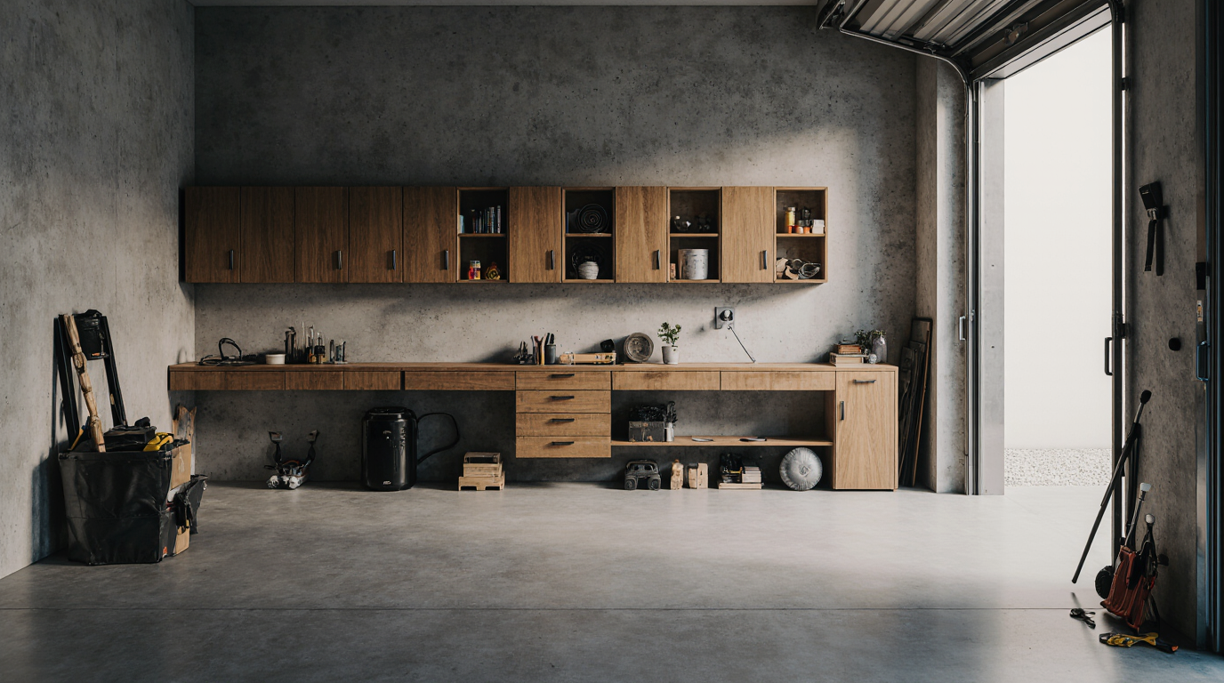 Built in Garage Cabinets