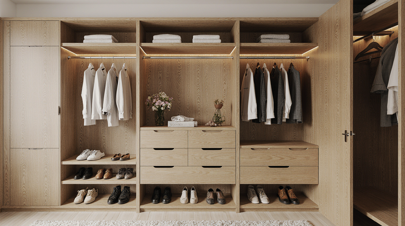 Built in Closet Organizer