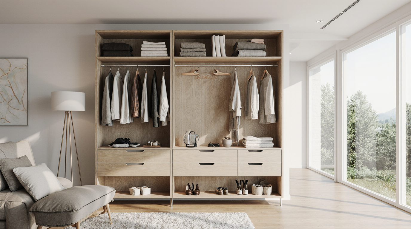 Modern Closet Organizer