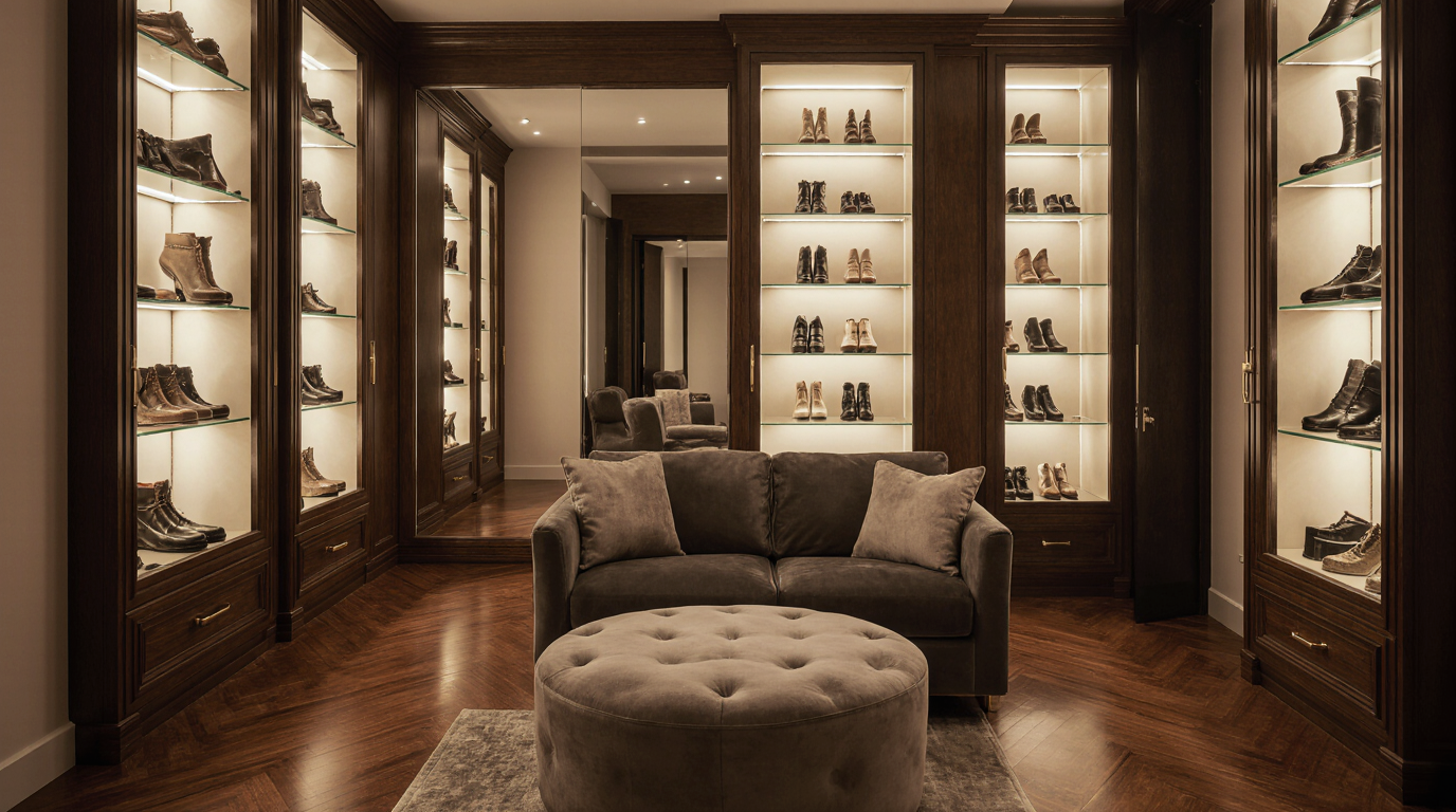 Custom Shoe Closet