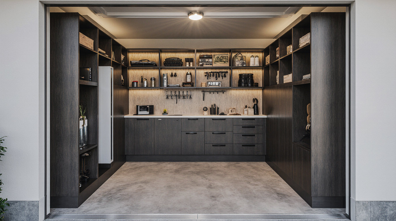Custom Made Garage Cabinets