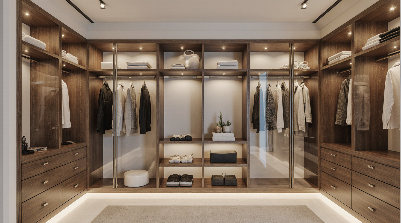 Custom Walk in Closet Shelving