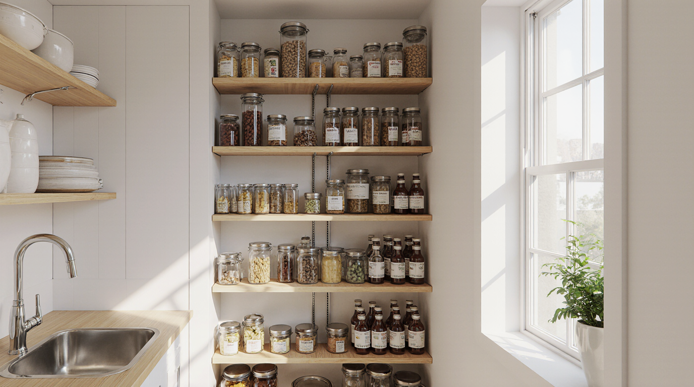 Custom Pantry Shelving