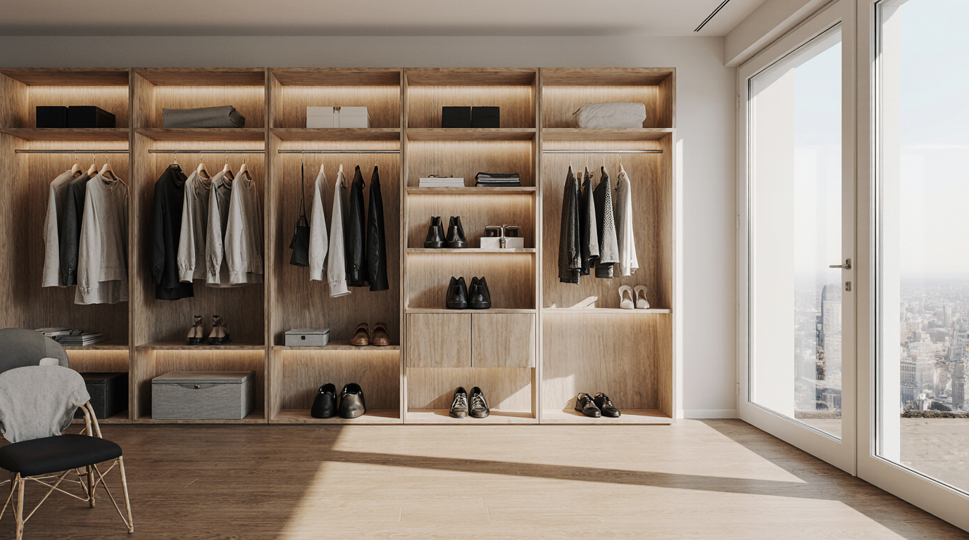 Walk in Wardrobe Shelving