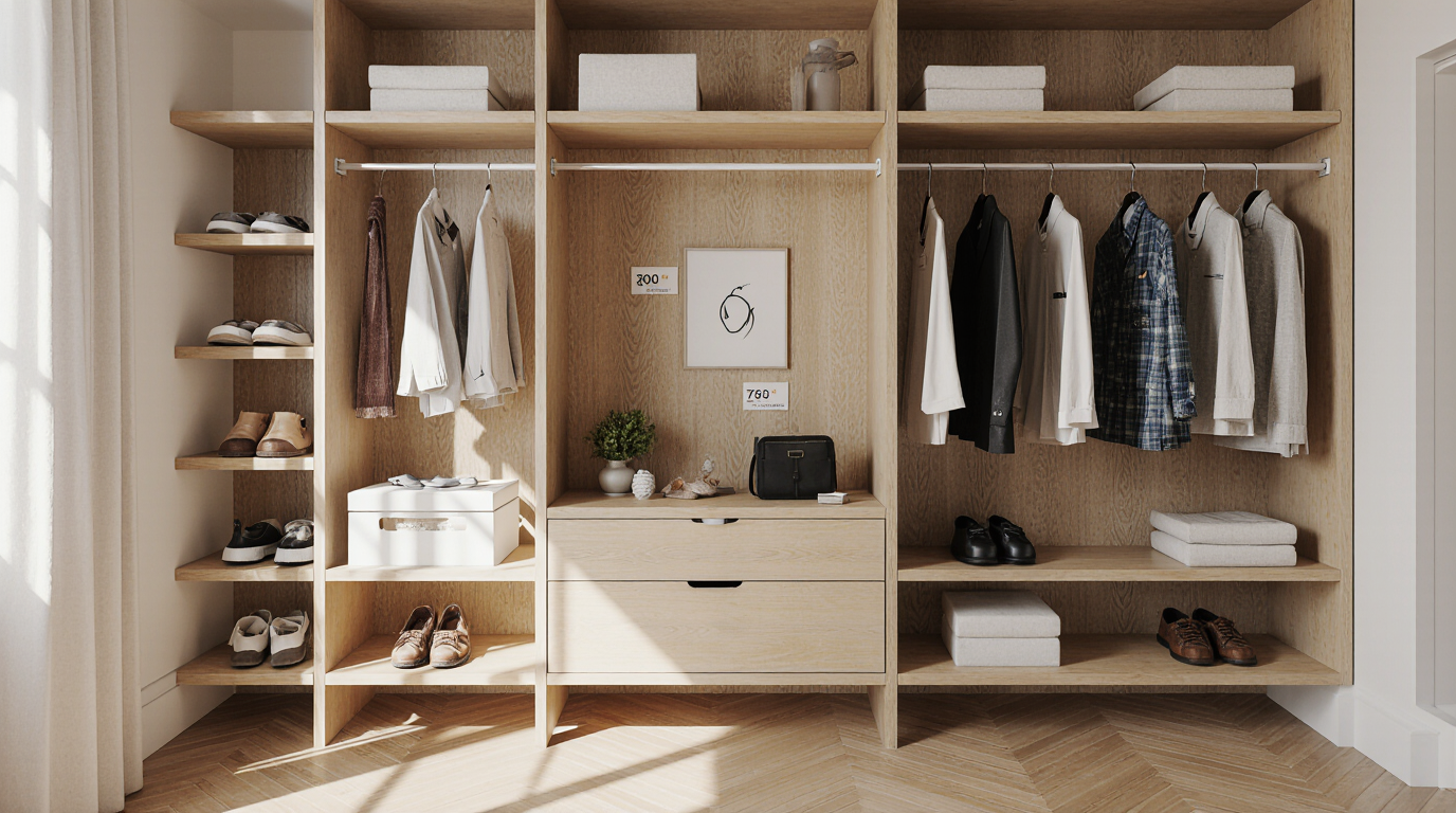 Cost for Closet Shelving