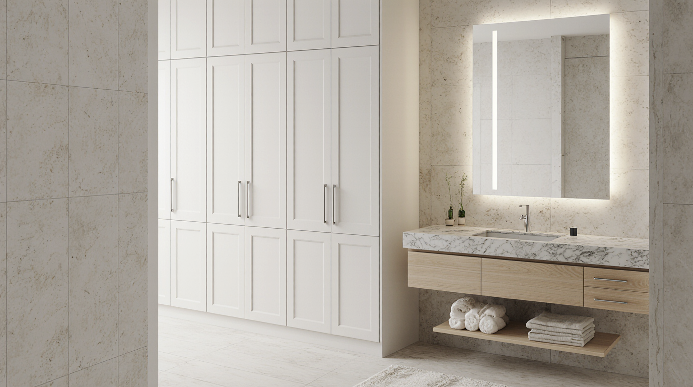 Bathroom Stock Cabinets