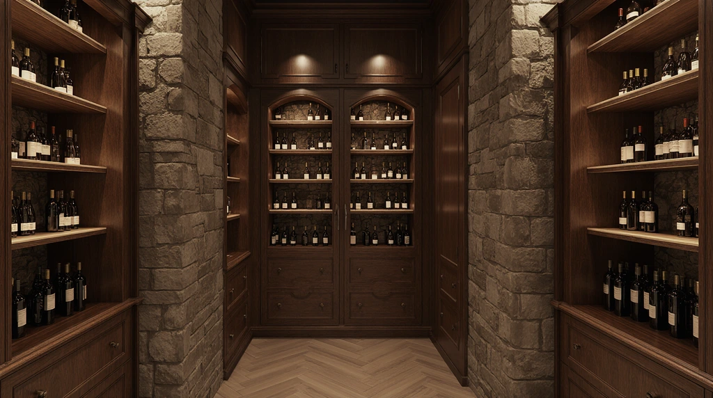 Custom Wine Wall Units