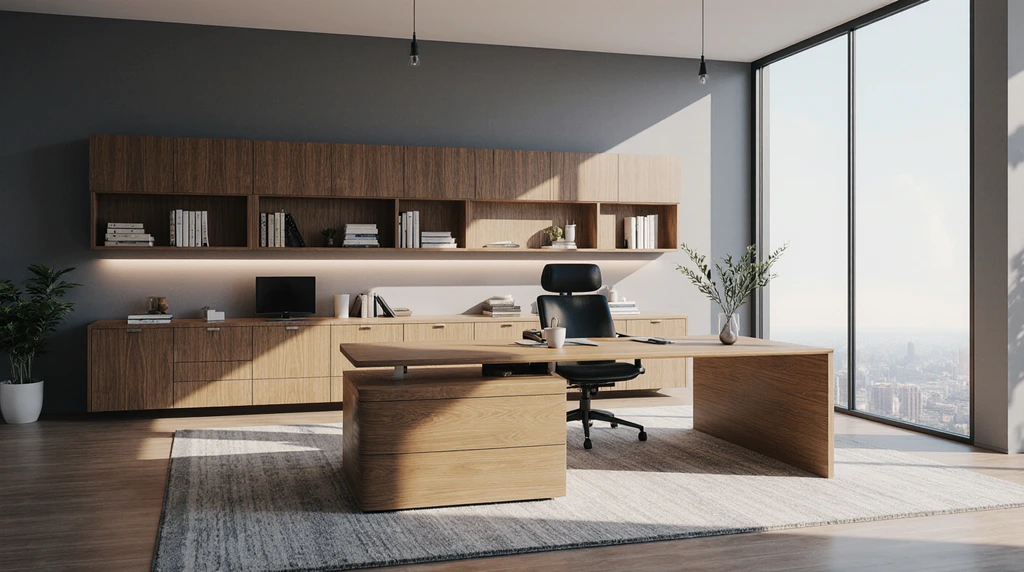 Custom Office Wall Cabinets