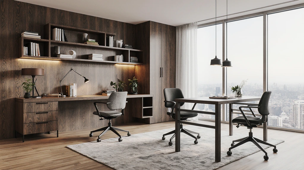 Custom Home Office Built Ins