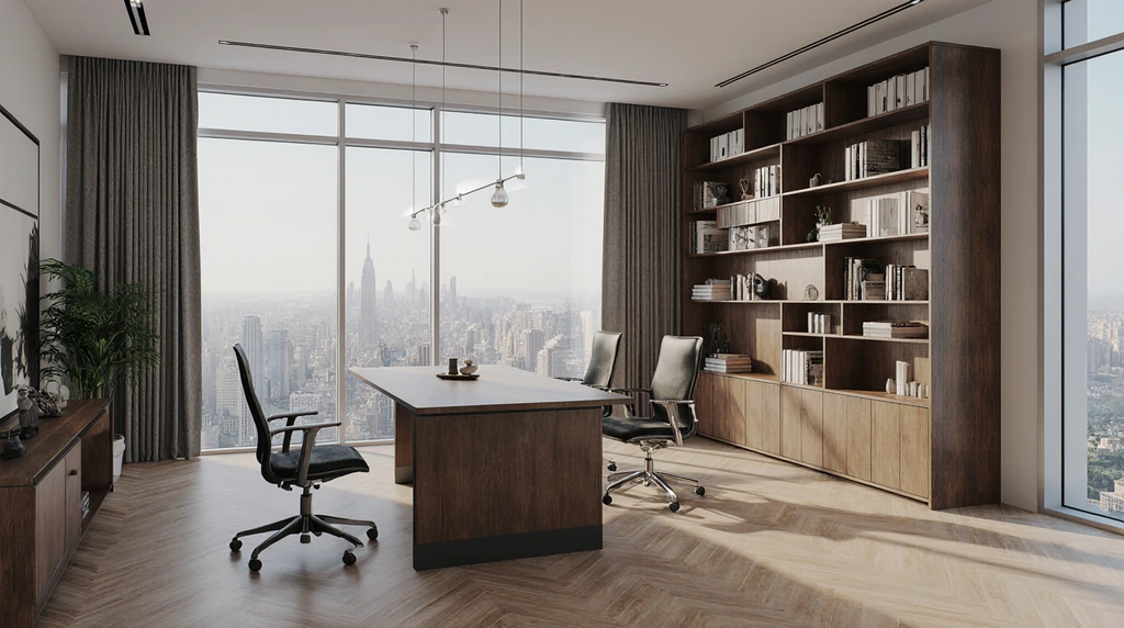 Built In Office Cabinets