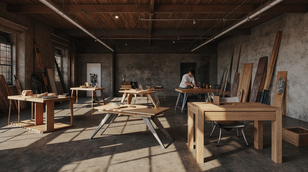 Custom Built In Desk