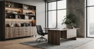 Built In Cabinets and Desk