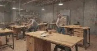 Built In Reception Desk