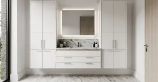 Custom Bathroom Wall Cabinets