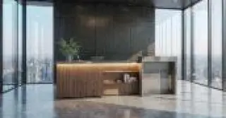 Custom Built Corner Desk