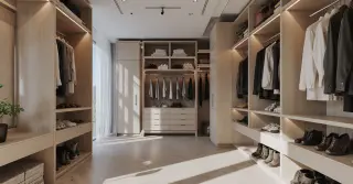 Custom Built in Closet