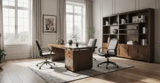 Custom Home Office Cabinets