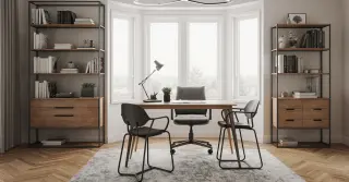 Custom Made Home Office Desk