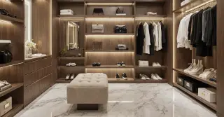 Fancy Walk In Closet