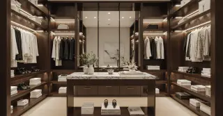 High End Walk In Closets