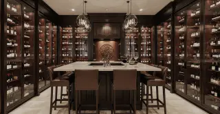 Luxury Built-In Wine Cellar Orlando