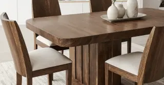 Luxury Dining Table And 6 Chairs