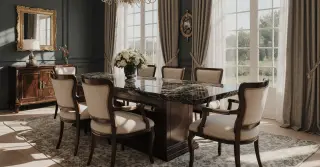 Luxury Dining Table And Chairs